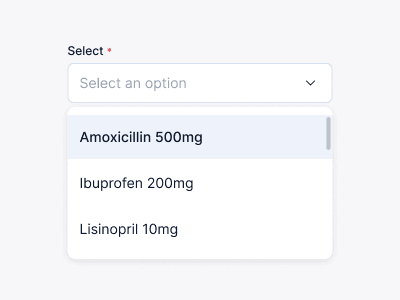 Select component